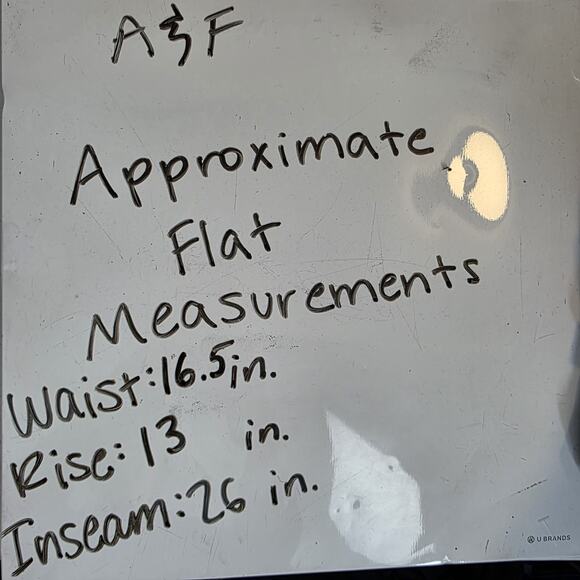 Abercrombie & Fitch White The Crop Wide Leg Raw Hem Jeans Size 10 - Picture 9 of 9